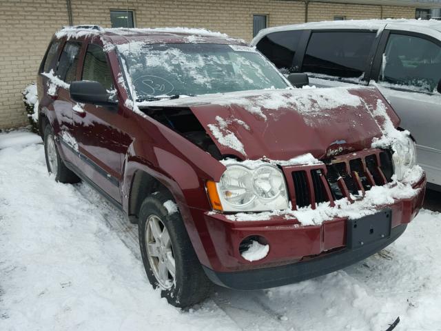 1J8GR48K57C500612 - 2007 JEEP GRAND CHER RED photo 1