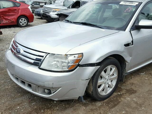 1FAHP23W69G119885 - 2009 FORD TAURUS SE SILVER photo 9