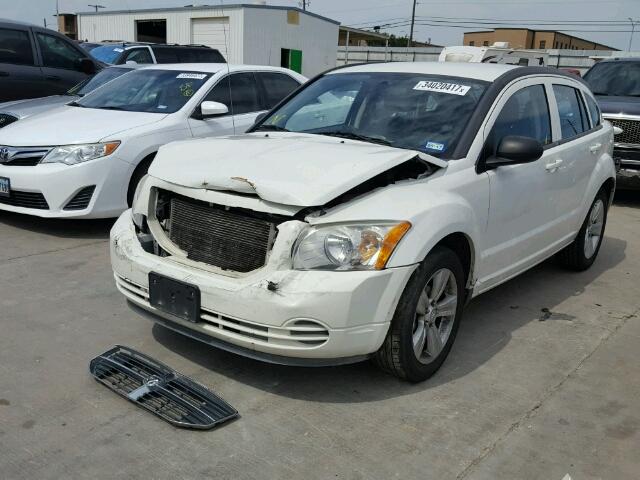 1B3CB4HAXAD612701 - 2010 DODGE CALIBER SX WHITE photo 2