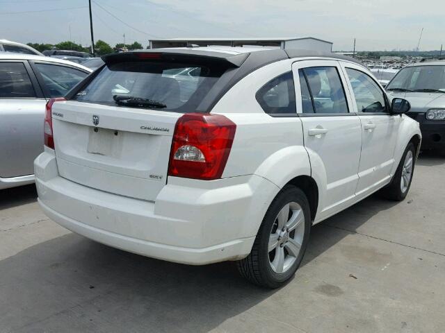 1B3CB4HAXAD612701 - 2010 DODGE CALIBER SX WHITE photo 4