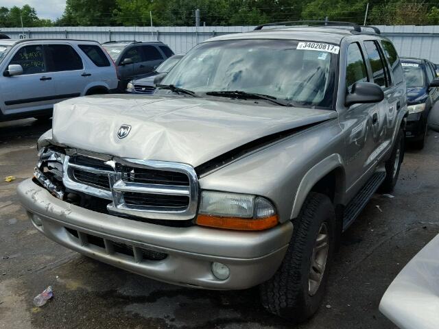 1B4HS28N11F590696 - 2001 DODGE DURANGO SILVER photo 2