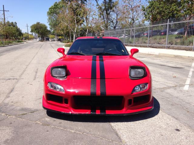 JM1FD331XP0204481 - 1993 MAZDA RX7 RED photo 2