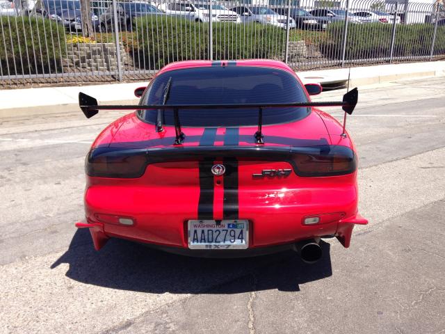 JM1FD331XP0204481 - 1993 MAZDA RX7 RED photo 5