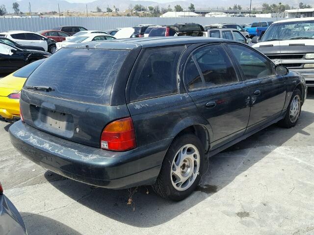 1G8ZK8277VZ334923 - 1997 SATURN SW2 GREEN photo 4