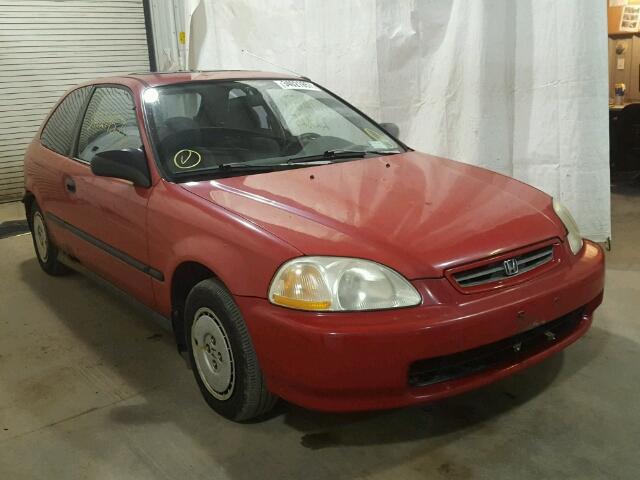 2HGEJ6443WH117970 - 1998 HONDA CIVIC DX RED photo 1