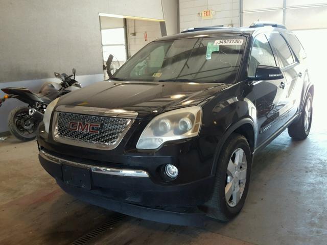 1GKEV337X8J296978 - 2008 GMC ACADIA SLT შავი ფოტო 2
