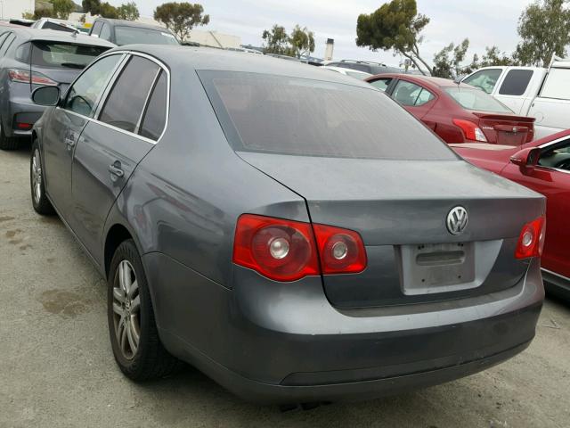 3VWRT81K26M696151 - 2006 VOLKSWAGEN JETTA TDI GRAY photo 3