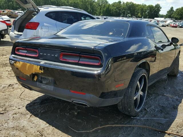 2C3CDZAG3FH759011 - 2015 DODGE CHALLENGER BLACK photo 4