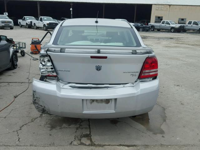 1B3CC5FB3AN221656 - 2010 DODGE AVENGER R/ SILVER photo 9