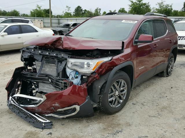 1GKKNMLS8HZ187482 - 2017 GMC ACADIA SLT ბურგუნდია ფოტო 2