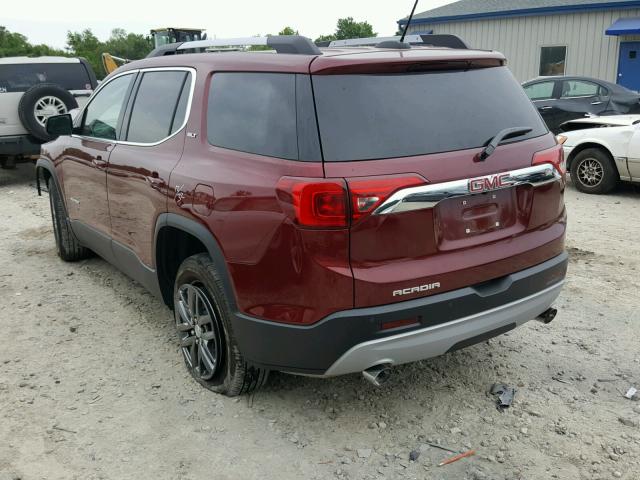 1GKKNMLS8HZ187482 - 2017 GMC ACADIA SLT ბურგუნდია ფოტო 3