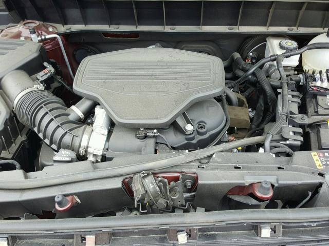 1GKKNMLS8HZ187482 - 2017 GMC ACADIA SLT ბურგუნდია ფოტო 7