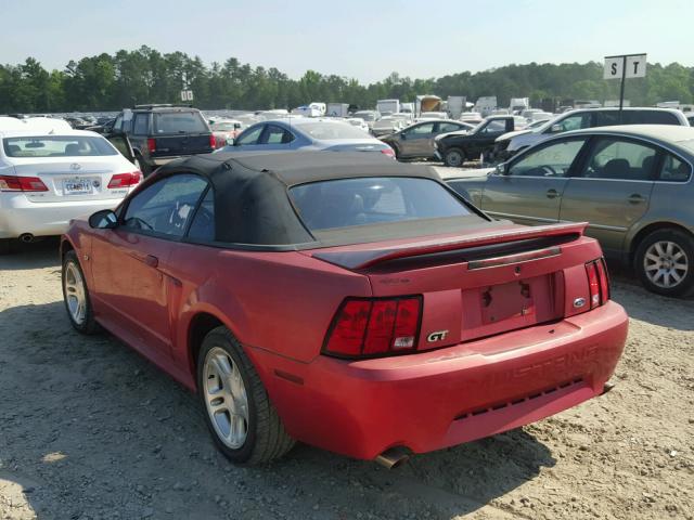 1FAFP45X1YF275474 - 2000 FORD MUSTANG GT MAROON photo 3