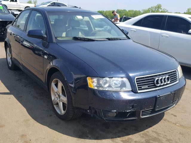 WAULC68E04A246535 - 2004 AUDI A4 1.8T QU BLUE photo 1