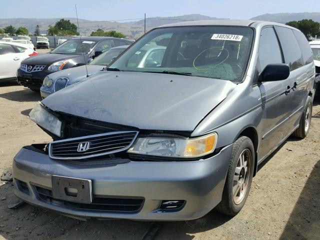 2HKRL1852YH525936 - 2000 HONDA ODYSSEY LX GRAY photo 2