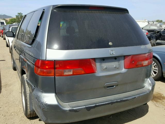 2HKRL1852YH525936 - 2000 HONDA ODYSSEY LX GRAY photo 3