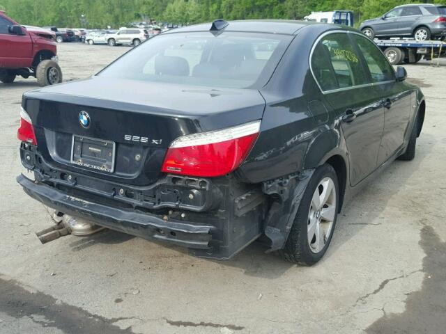 WBANV13598BZ48415 - 2008 BMW 528 XI BLACK photo 4