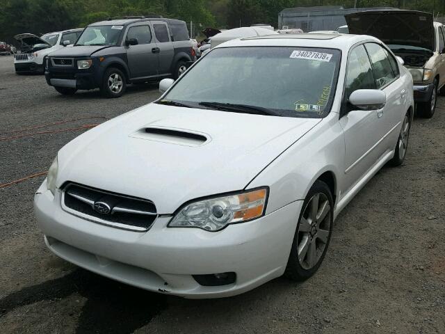 4S3BL676774209512 - 2007 SUBARU LEGACY GT WHITE photo 2