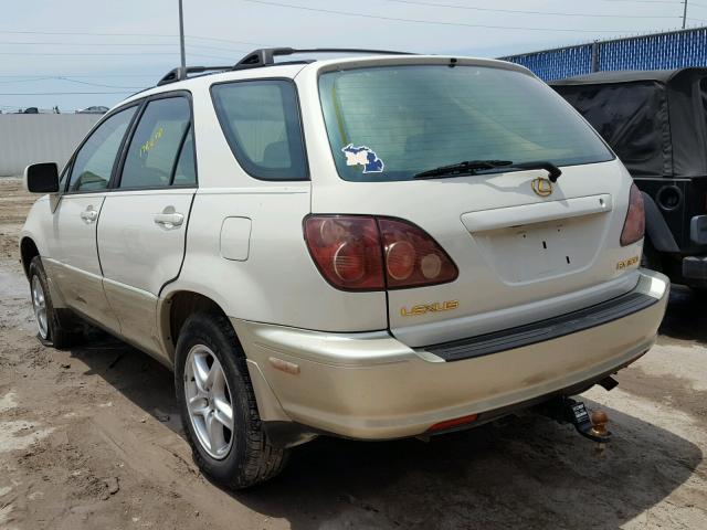 JT6HF10U8Y0121761 - 2000 LEXUS RX 300 WHITE photo 3