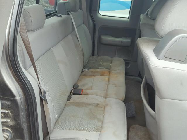 1FTPX125X6NA49338 - 2006 FORD F150 GRAY photo 6