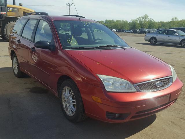 1FAFP36N75W301028 - 2005 FORD FOCUS ZXW RED photo 1