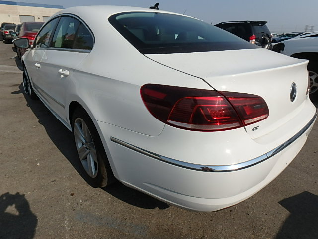 WVWBP7AN5DE524308 - 2013 VOLKSWAGEN CC SPORT WHITE photo 3