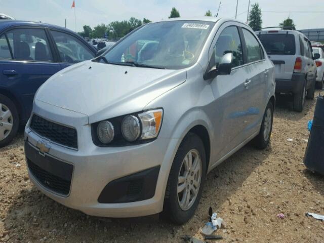 1G1JC5SH1D4165073 - 2013 CHEVROLET SONIC LT SILVER photo 2