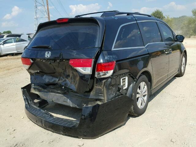 5FNRL5H62EB058138 - 2014 HONDA ODYSSEY EX BLACK photo 4