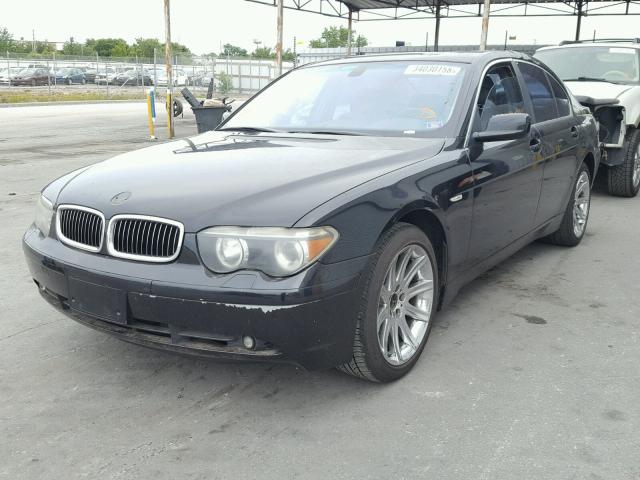 WBAGL63432DP50315 - 2002 BMW 745 I BLACK photo 2