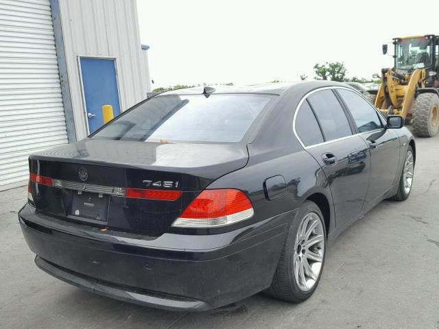 WBAGL63432DP50315 - 2002 BMW 745 I BLACK photo 4