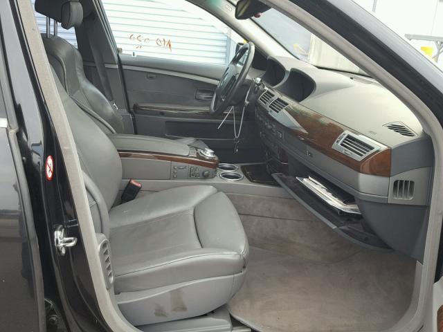 WBAGL63432DP50315 - 2002 BMW 745 I BLACK photo 5