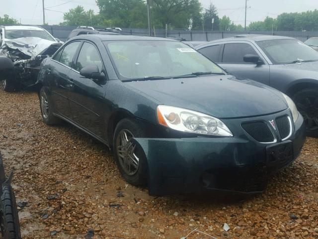 1G2ZF58B874184295 - 2007 PONTIAC G6 VALUE L GREEN photo 1