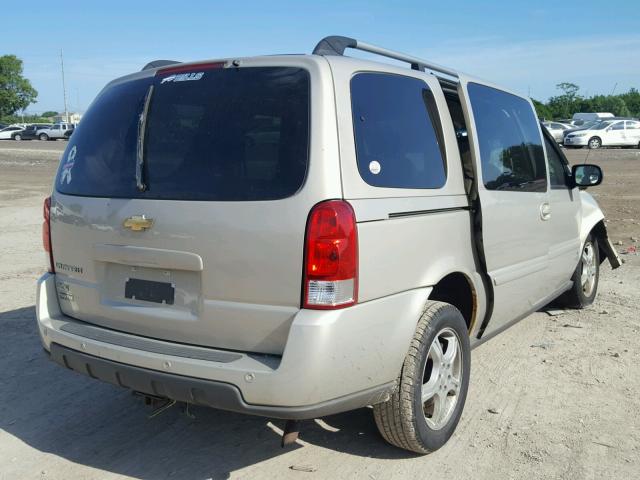 1GNDV33W97D165799 - 2007 CHEVROLET UPLANDER L BEIGE photo 4