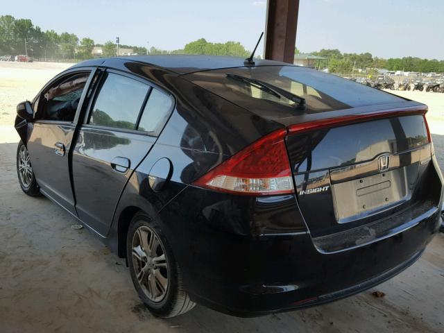 JHMZE2H73BS011909 - 2011 HONDA INSIGHT EX BLACK photo 3