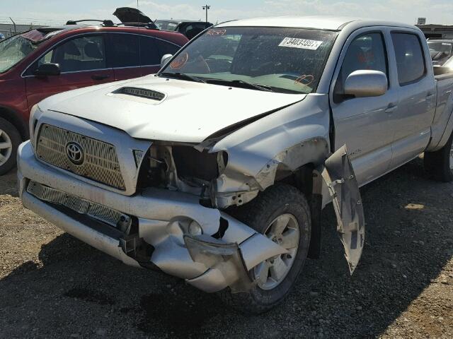 5TEMU52N29Z616890 - 2009 TOYOTA TACOMA DOU SILVER photo 9