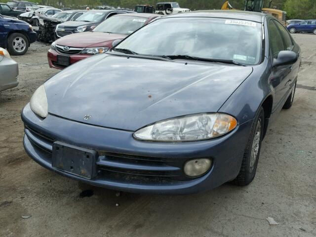 2B3AD56J31H541144 - 2001 DODGE INTREPID E BLUE photo 2