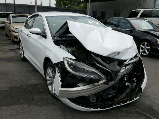 1C3CCCAB7FN594852 - 2015 CHRYSLER 200 LIMITE WHITE photo 1