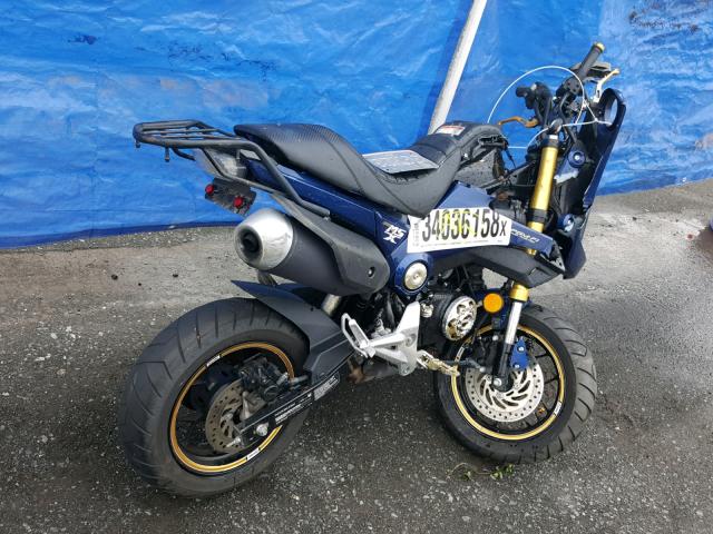 MLHJC6114E5004310 - 2014 HONDA GROM 125 BLUE photo 4