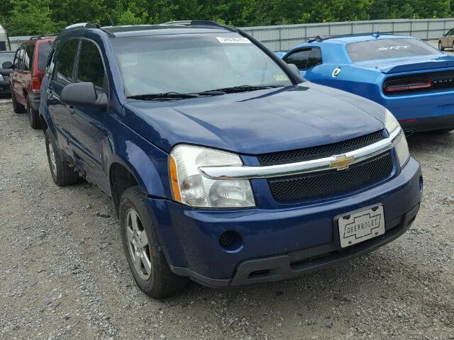 2CNDL23F586342126 - 2008 CHEVROLET EQUINOX LS BLUE photo 1