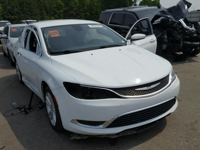 1C3CCCAB1FN705220 - 2015 CHRYSLER 200 LIMITE WHITE photo 1