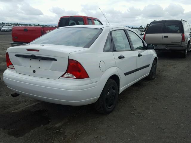 1FAFP33P01W195831 - 2001 FORD FOCUS LX WHITE photo 4