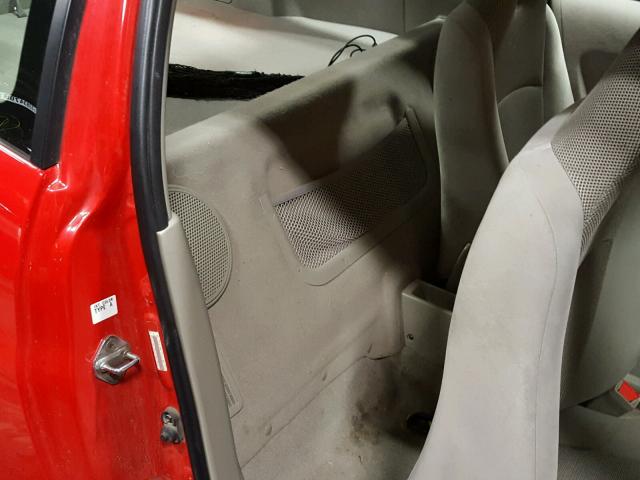 JHMZE137X4T000341 - 2004 HONDA INSIGHT RED photo 6