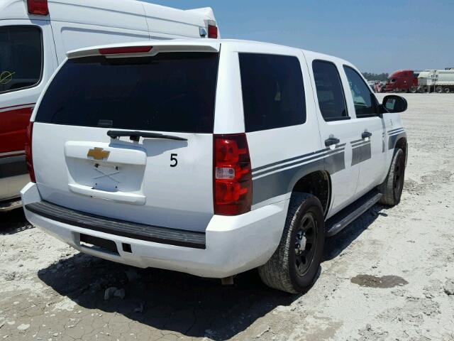 1GNLC2E05DR229016 - 2013 CHEVROLET TAHOE POLI WHITE photo 4