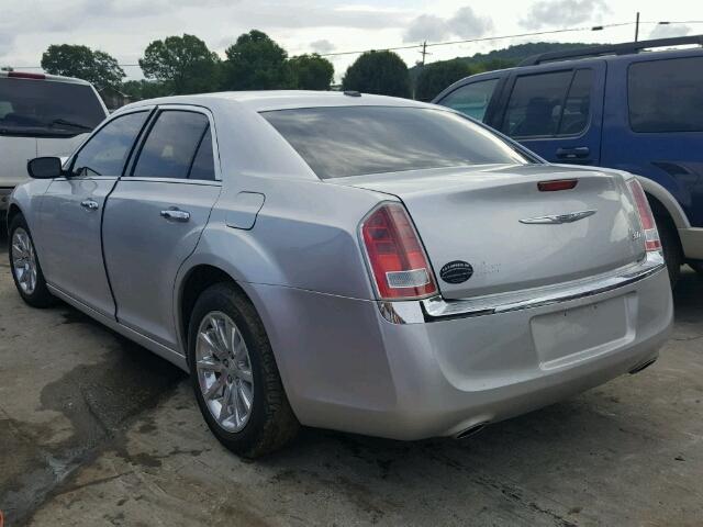 2C3CCACG4CH221270 - 2012 CHRYSLER 300 LIMITE SILVER photo 3