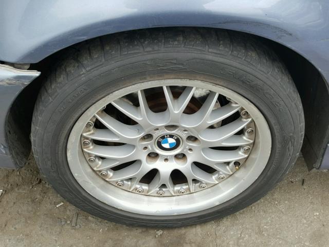 WBADT63441CF11253 - 2001 BMW 530 I AUTO BLUE photo 9