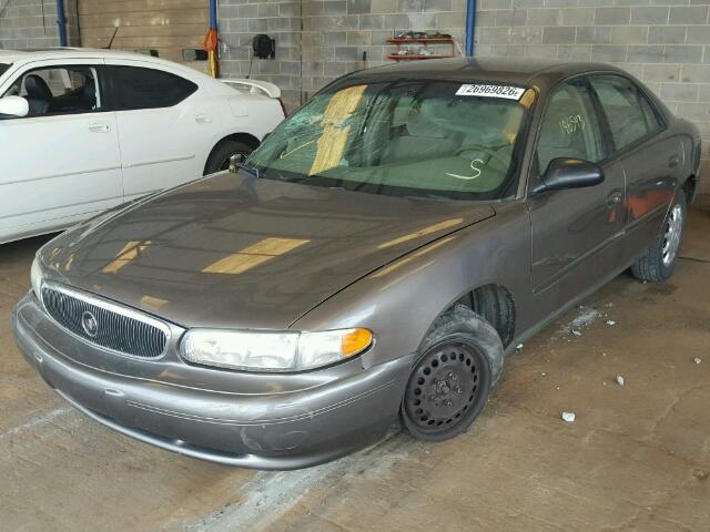 2G4WS52J951106848 - 2005 BUICK CENTURY CU BROWN photo 2