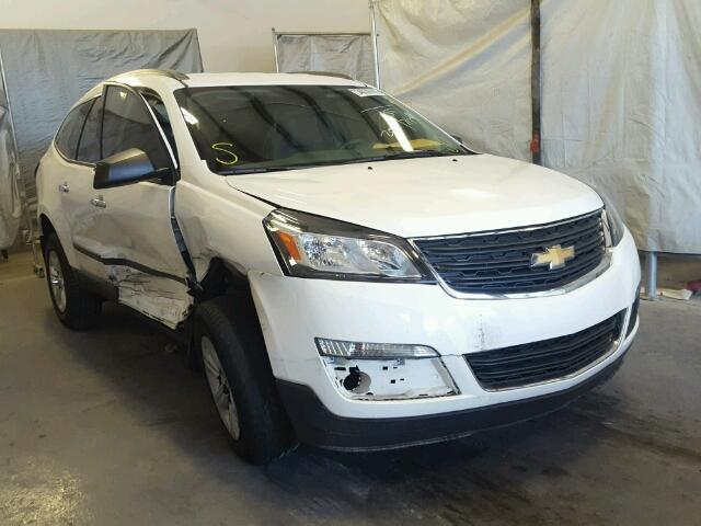 1GNKRFED6DJ113195 - 2013 CHEVROLET TRAVERSE L WHITE photo 1