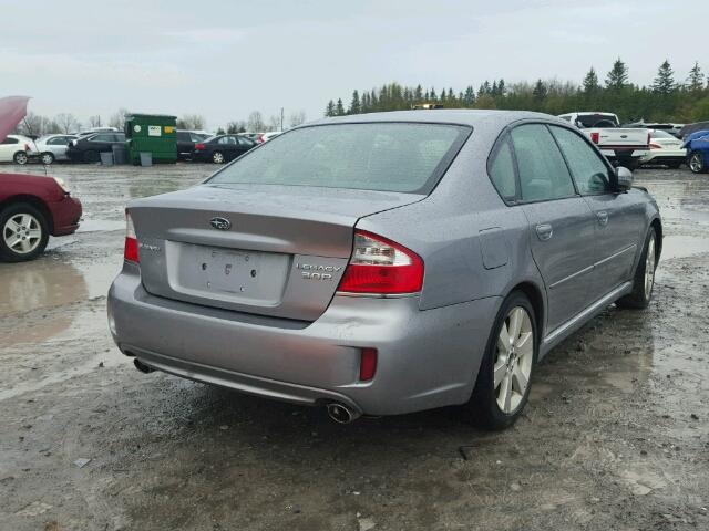 4S3BL846494210717 - 2009 SUBARU LEGACY 3.0 GRAY photo 4