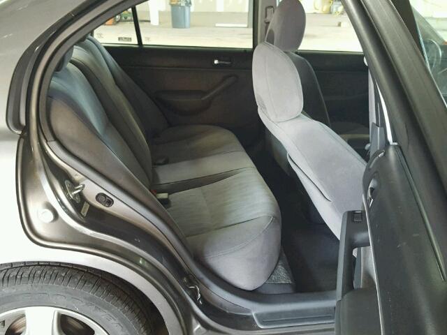 2HGES26724H616530 - 2004 HONDA CIVIC EX ნაცრისფერი ფოტო 6