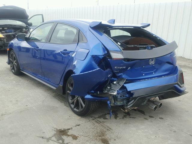 SHHFK7H4XJU409192 - 2018 HONDA CIVIC SPOR BLUE photo 9